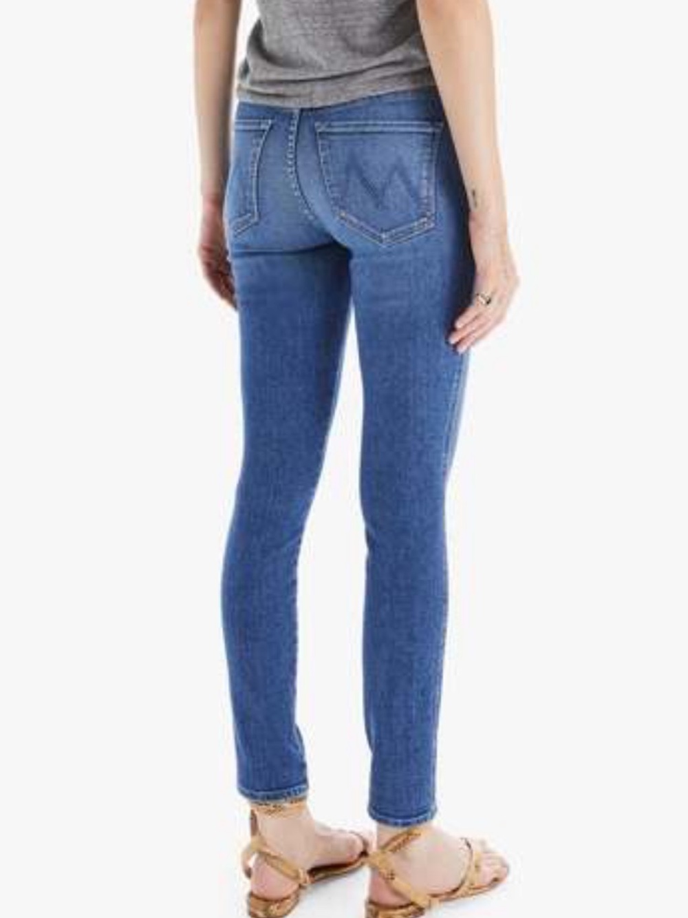 Mother High Waisted Double Looker Hover Jeans Size 23